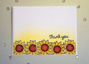 Sunflower Thank You 1